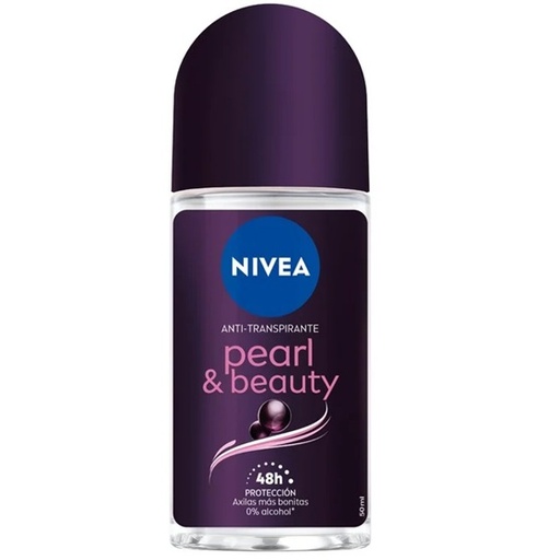 [4006000039312] Nivea Women Pearl & Beauty Black Antitranspirante Roll-On Mujer 50 mL Beiersdorf