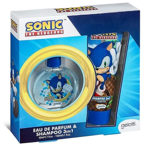 [7804915533447] Sonic EDP 50 mL + Shampoo 3en1 150 mL Gelatti
