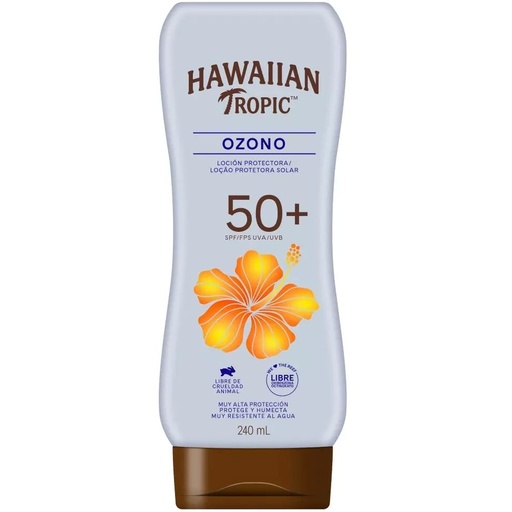 [075486089139] Hawaiian Tropic Ozono FPS 50+ Loción Protectora Solar 240 mL