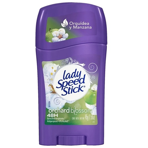 [7509546004488] Lady Speed Stick Orchard Blossom Antitranspirante Barra Mujer 45 g Colgate