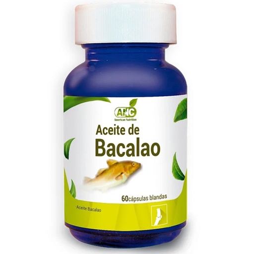 [7805357004014] Aceite de Bacalao 60 Cápsulas Blandas Anc Nutrición
