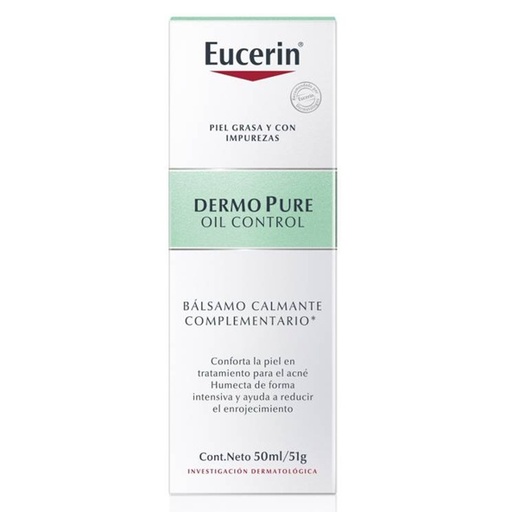 [4005800184468] DermoPure Oil Control Bálsamo Calmante Complementario 50 mL Eucerin
