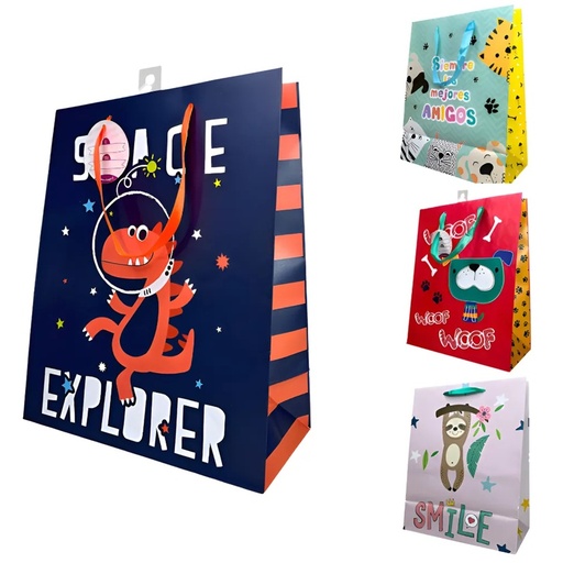 [7806610658180] Bolsa de Regalo Animales 33x26cm