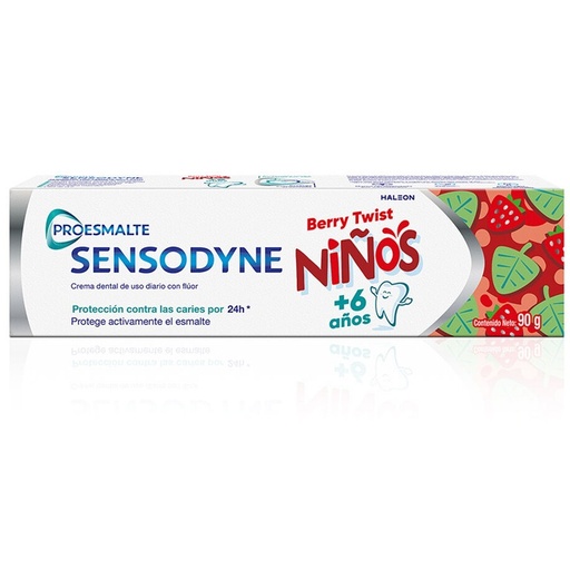 [7794640173585] Sensodyne Proesmalte Crema Dental Berry Twist Niños +6 años 100 mL GSK