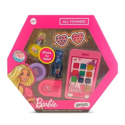 [7804915533218] Barbie Set All You Need 6 Productos Gelatti