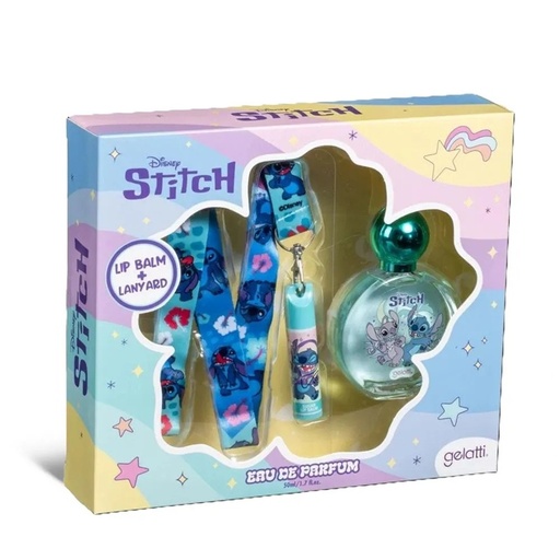 [7804915533430] Stitch EDP Spray 50 mL+ Lip Balm + Lanyard Gelatti