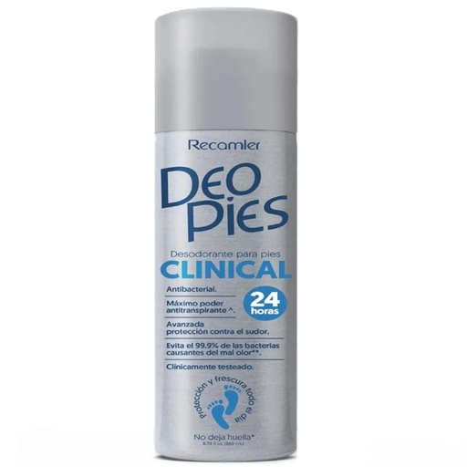 [7702113038033] Deo Pies Clinical 24H Spray Desodorante Pies 260 mL Recamier