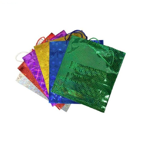 Bolsa de Regalo Papel Metalizado Pequeña 15x12x5 cm