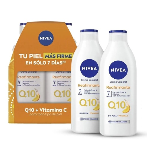 [4006000220093] Nivea Reafirmante Q10 Crema Corporal Pack 2 x 400 mL Beiersdorf