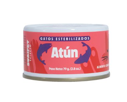 Sunipet Gatos Alimento Húmedo Atún Lata 79 g