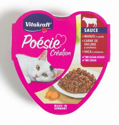 Poesie Creation Gatos Alimento Húmedo Vacuno Lata 85 g Vitakraft