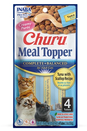 Churu Meal Topper Snack Cremoso Ostión Gatos 4 sachet x 14 g