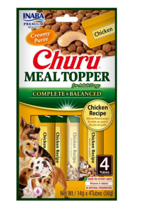 Churu Meal Topper Snack Cremoso Pollo Perros 4 sachet x 14 g