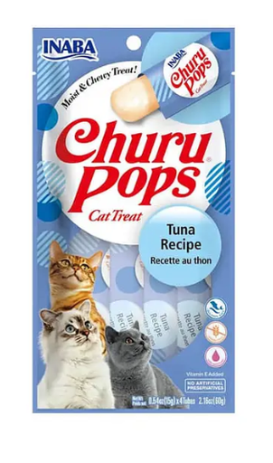 Churu Pops Snack Atún Gatos 4 sachet x 15 g