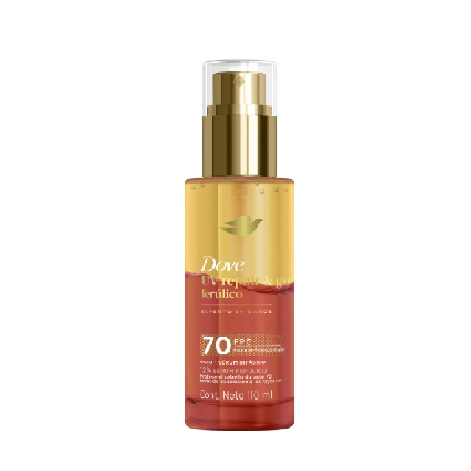 Dove UV Repair & Glow Ferúlico Óleo + Sérum Bifásico 110 mL