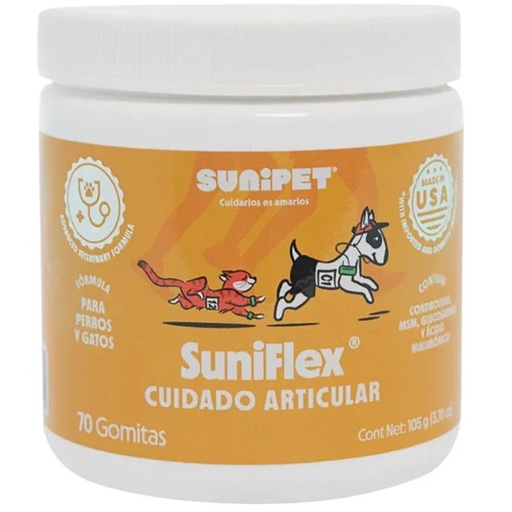 [737787905944] Suniflex Gato/Perro 70 Gomitas Sunipet