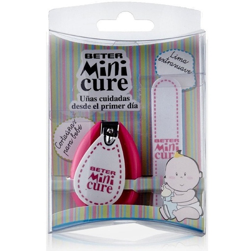 [8412122070229] Beter Kit Manicure MiniCure Bebé Cortauñas y Lima Extrasuave