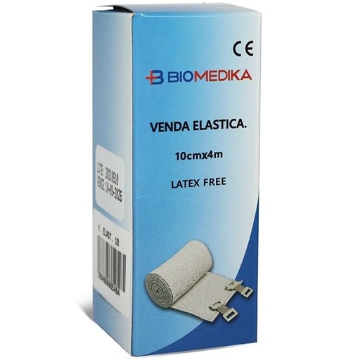 [7804680940242] Isimed Venda Elástica 10 cm x 4 m Biomedika
