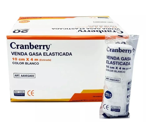 Venda Gasa Elástica de Fijación 10 cm x 4 m Reutter Cranberry