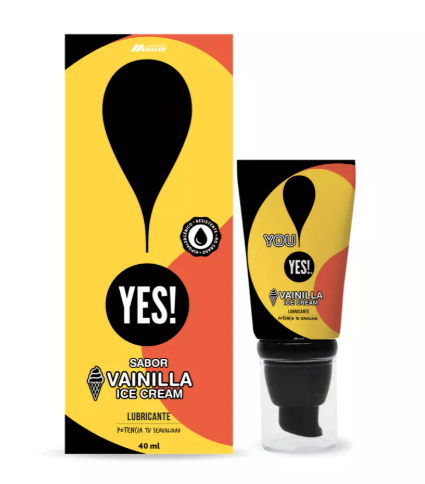 Yes! Gel Lubricante Sexual Vainilla Ice Cream 40 mL Maver
