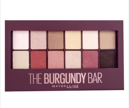 Paleta de Sombras Burgundy Bar 12 Tonos Maybelline
