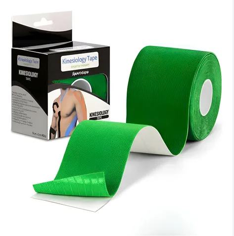 [65674468] Kinesiology Tape Verde Vendaje Neuromuscular Adhesivo 5 cm x 5 m Sport & Therapy
