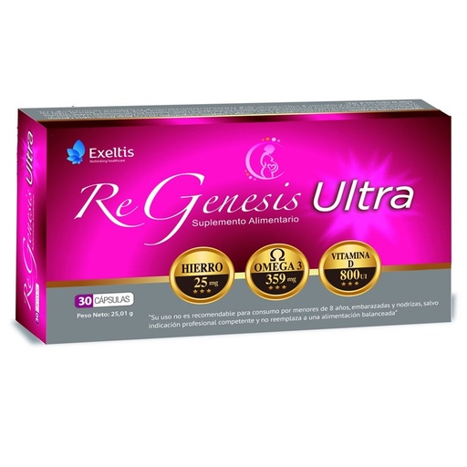 [7804656600743] ReGenesis Ultra 30 Cápsulas Exeltis