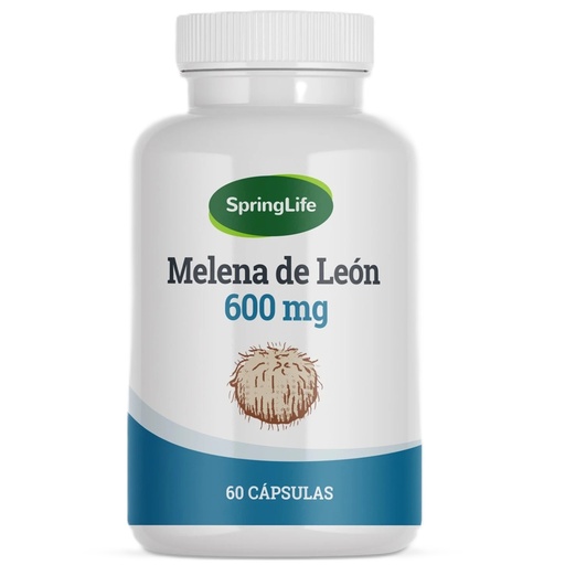 [793969066919] Melena de León 600 mg 60 Cápsulas SpringLife
