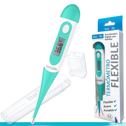 Love&Life Termómetro Digital Punta Flexible