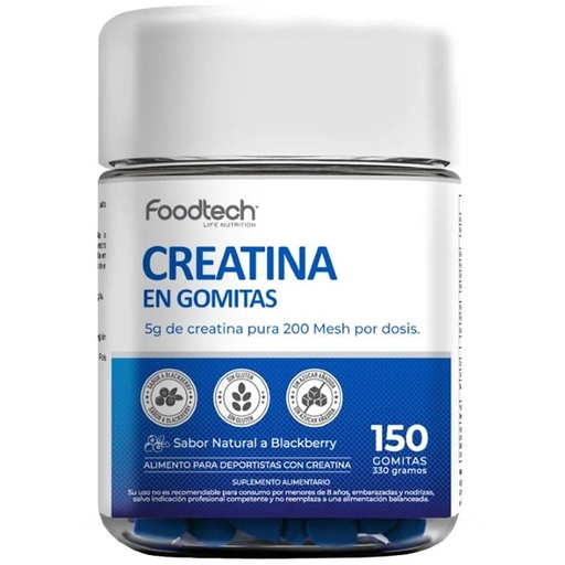 [0745853531782] Creatina 150 Gomitas FoodTech